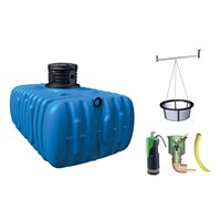 Récupérateur d'eau de pluie 500 L rotomoulé RECUP'O + Kit