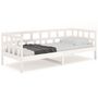 Voir la diapositive 5 : VIDAXL Lit de jour sans matelas blanc bois de pin massif 80x200 cm