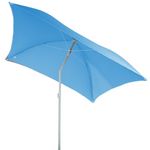 HESPERIDE Parasol de plage carré Hélenie - L. 171 x l. 171 cm. Coloris disponibles : Bleu