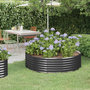 Voir la diapositive 1 : VIDAXL Lit sureleve de jardin Acier enduit de poudre Anthracite