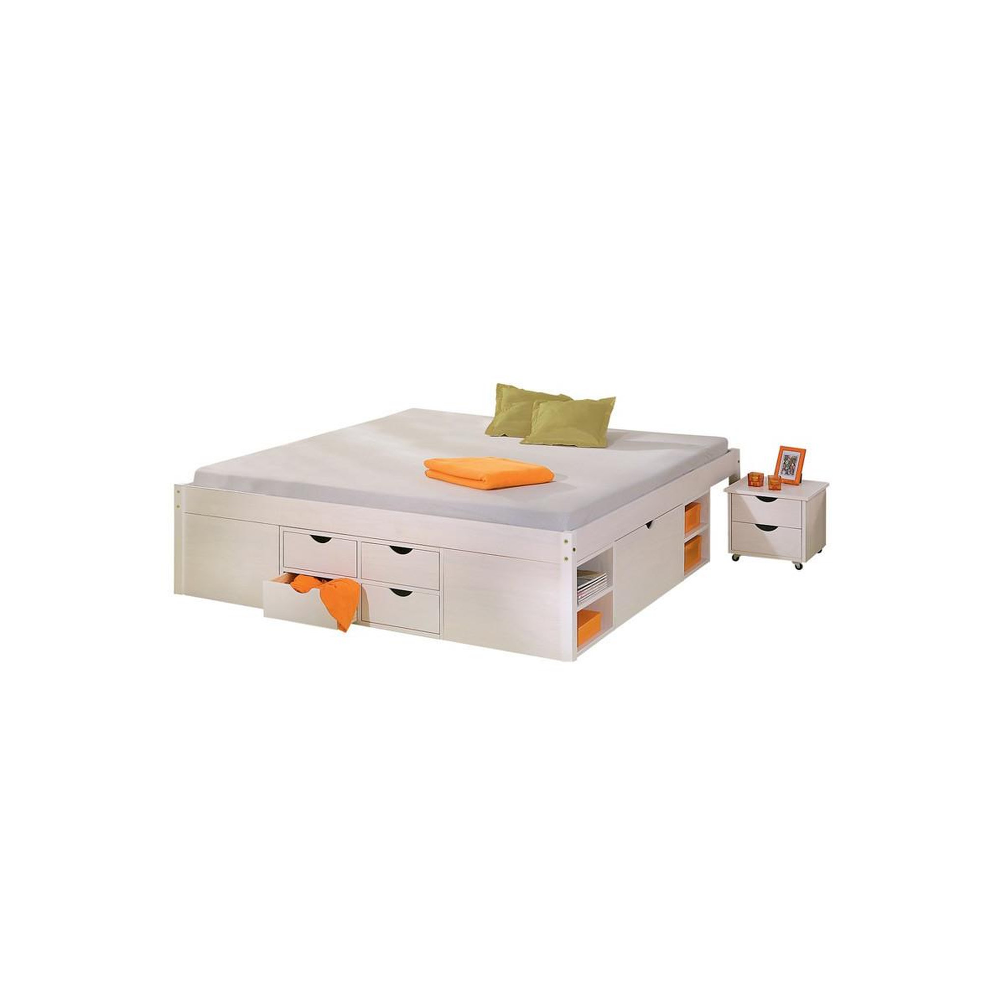 Voir la diapositive 2 : INTERLINK Lit fonctionnel TILL 140x200