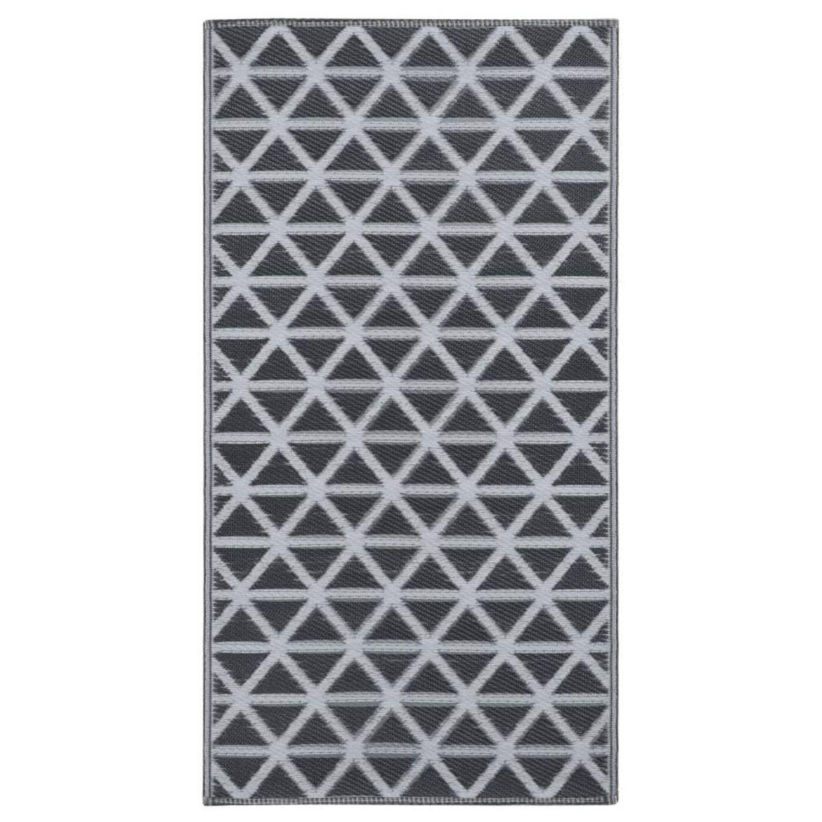VIDAXL Tapis d'exterieur ARAKIL Noir 160x230 cm PP