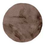 Paris Prix Tapis de Bain Antidérapant  Rabbit  100cm Beige Foncé