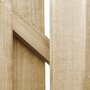 Voir la diapositive 4 : VIDAXL Portail de jardin Bois de pin impregne 100x100 cm