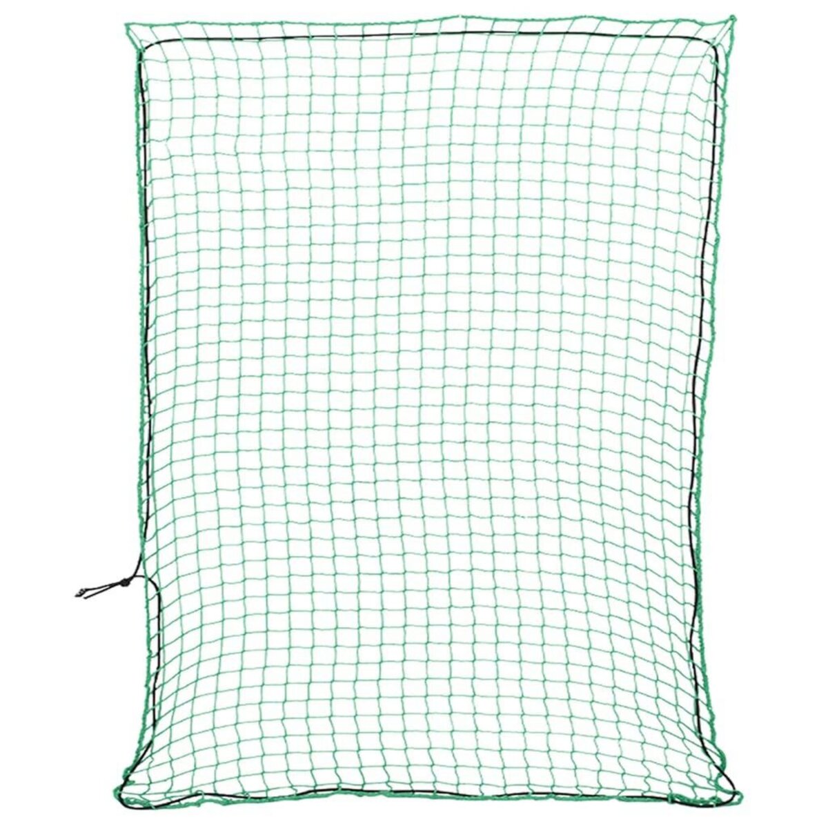 VIDAXL Filet pour remorque avec corde elastique vert 3,5x3 m PP