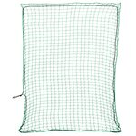 VIDAXL Filet pour remorque avec corde elastique vert 3,5x3 m PP