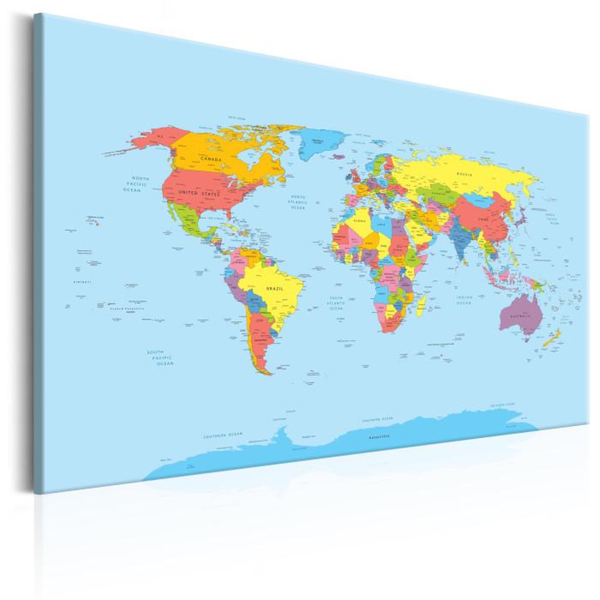 Paris Prix Tableau Imprimé  Rainbow Geography. Coloris disponibles : Multicolore