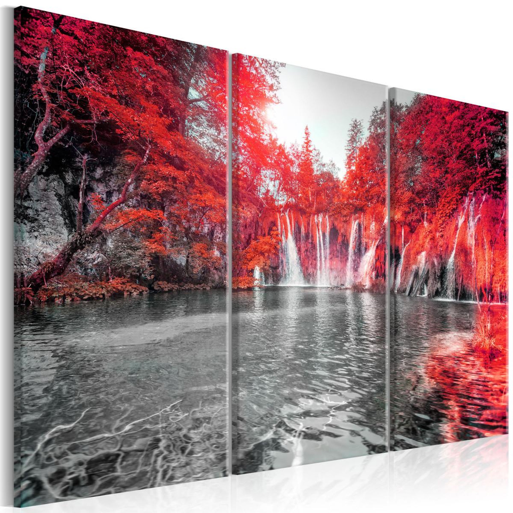 Paris Prix Tableau imprimé  waterfalls of ruby forest. Coloris disponibles : Multicolore