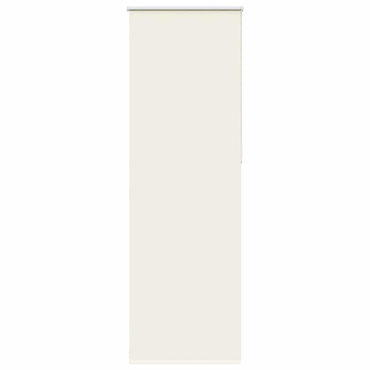 VIDAXL Store enrouleur occultant blanc casse 85x230cm largeur du tissu