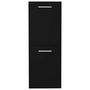 Voir la diapositive 3 : VIDAXL Armoire de salle de bain Noir 30x30x80 cm Bois d'ingenierie