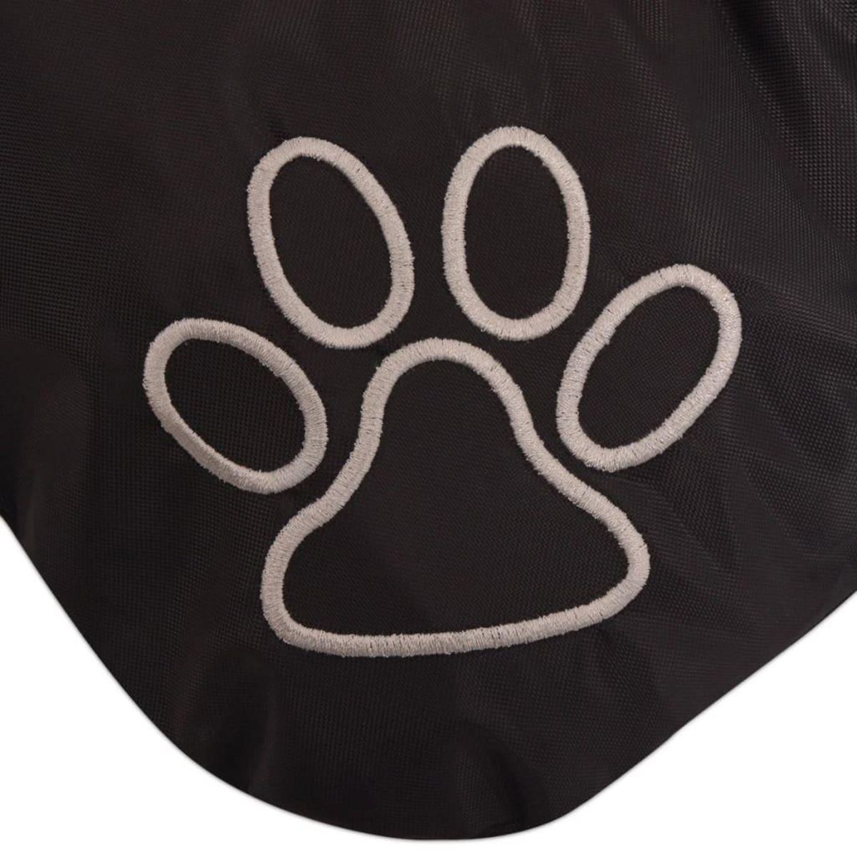 VIDAXL Matelas pour chiens Taille XXL Noir