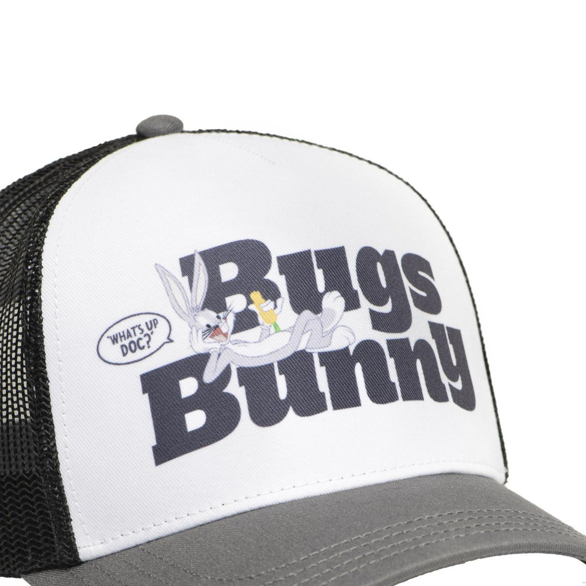 CAPSLAB Casquette trucker avec filet en sergé de coton/mesh Looney Tunes Bugs