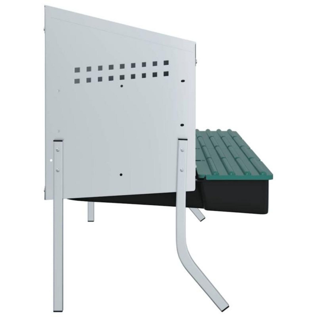 VIDAXL Nichoir à poules4 compartiments avec pieds en acier galvanisé