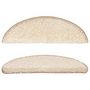 Voir la diapositive 4 : VIDAXL Tapis d'escalier 10 pcs 56x17x3 cm Creme