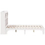 Voir la diapositive 5 : VIDAXL Lit bibliotheque sans matelas blanc 140x200 cm bois pin massif