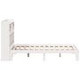 Voir la diapositive 5 : VIDAXL Lit bibliotheque sans matelas blanc 140x200 cm bois pin massif