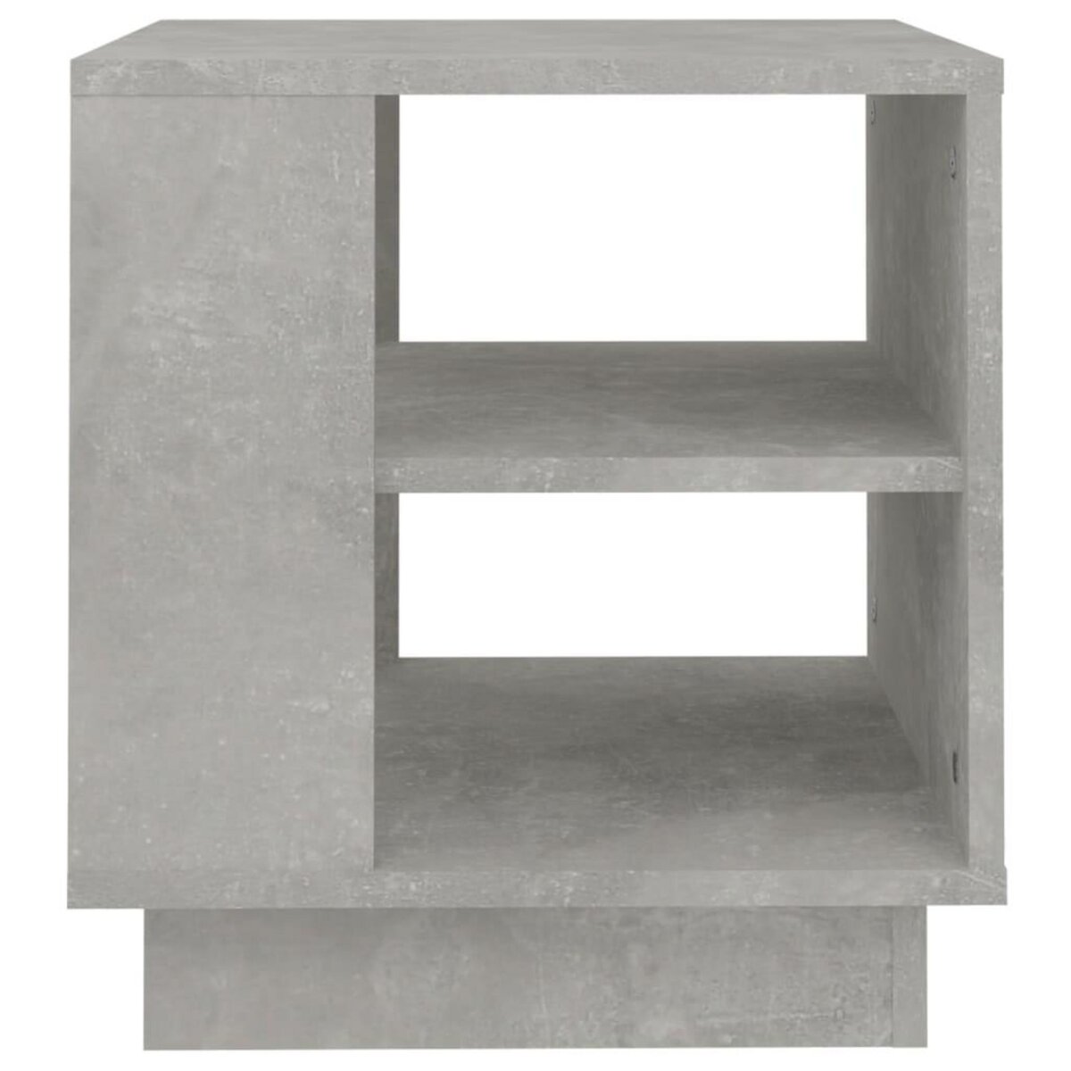 VIDAXL Table basse gris beton 40x40x43 cm bois d'ingenierie