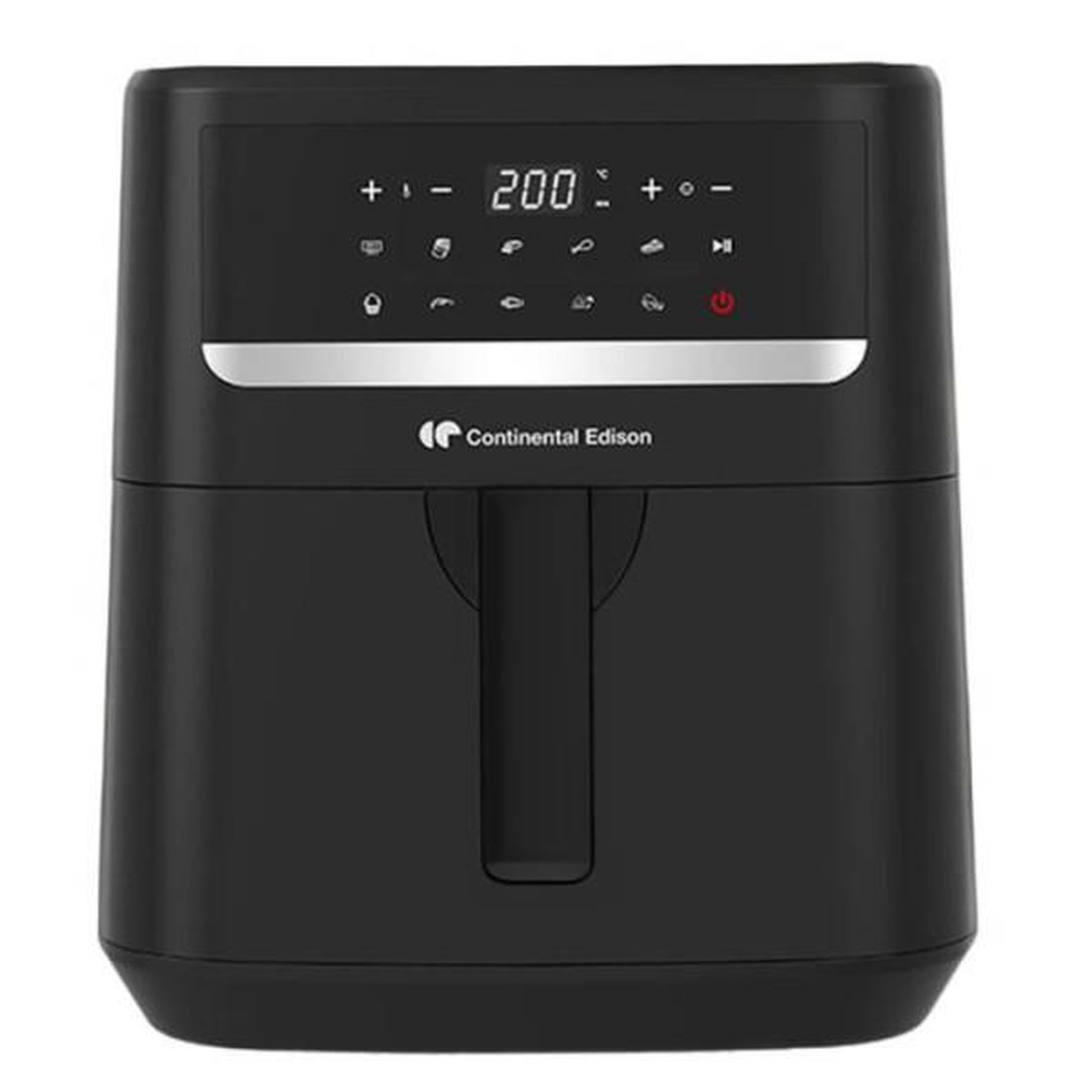 CONTINENTAL EDISON Friteuse Electrique  a air sans huile - CONTINENTAL EDISON - CEFR240092L - 1800 W - 9,2 L - Noir