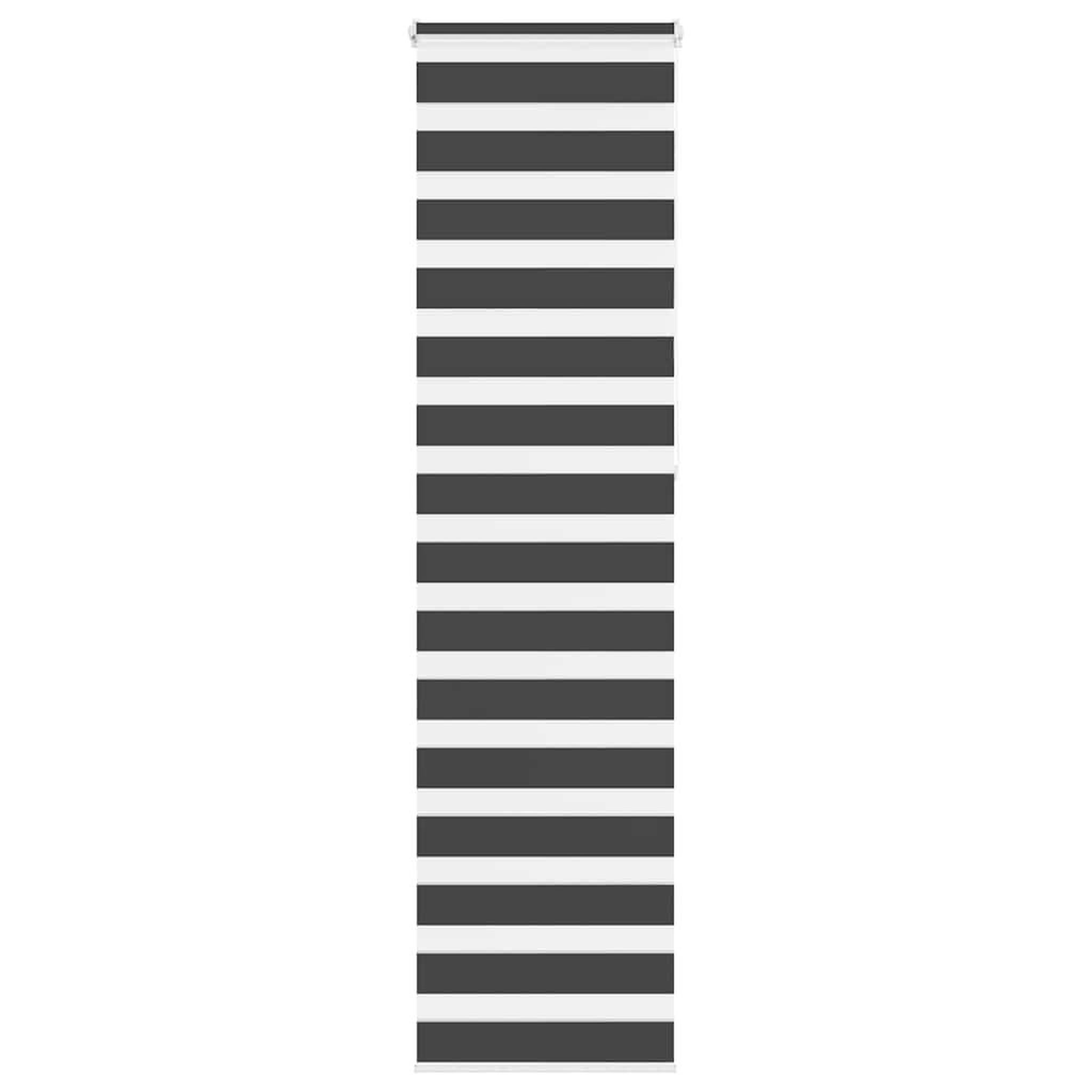 VIDAXL Store zebre noir 55x230 cm largeur du tissu 50,9 cm polyester