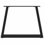 Voir la diapositive 5 : VIDAXL Pieds de table a manger forme V 2 pcs noir 60x(42-43,3)cm acier