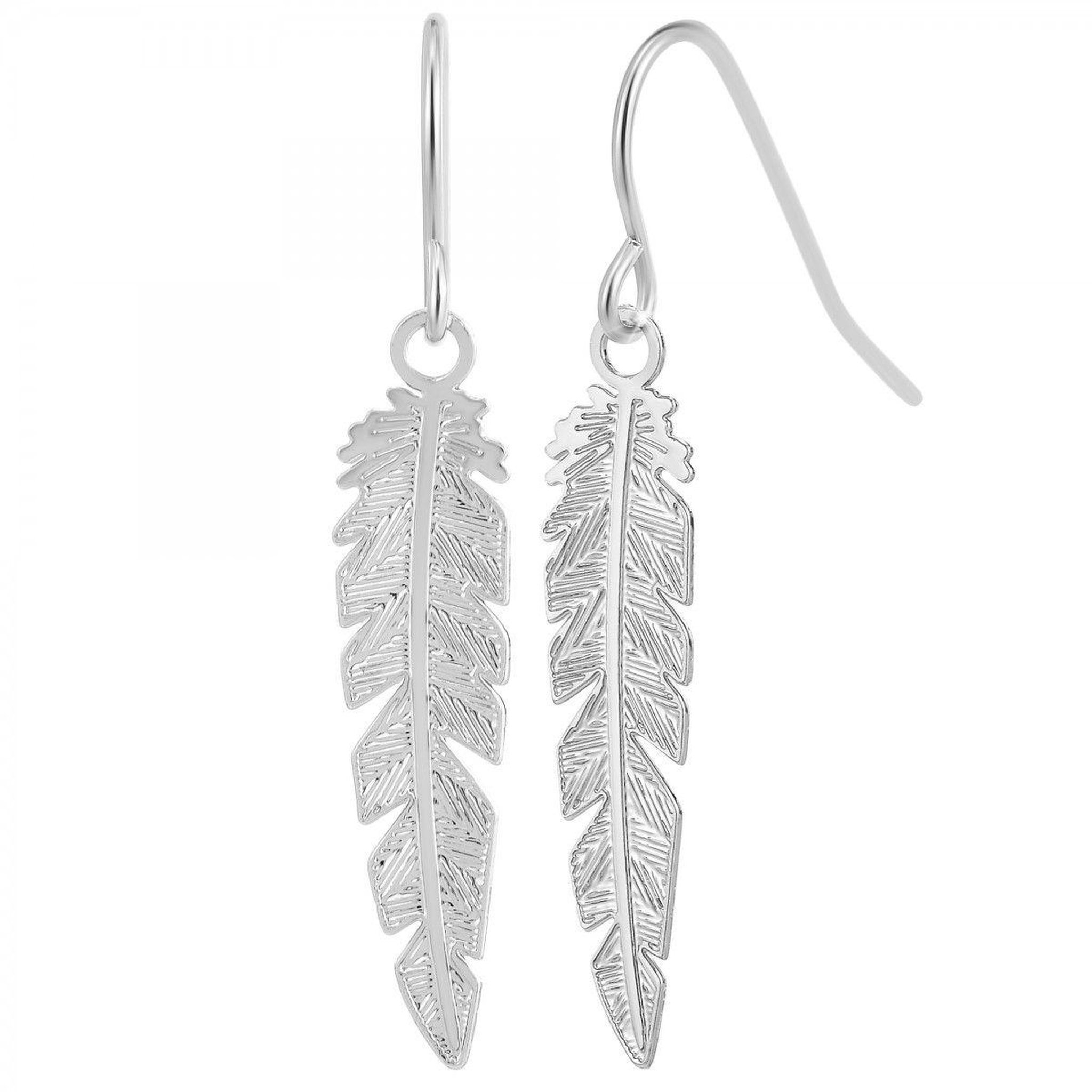 SC CRYSTAL Boucles d'oreilles plume SC Crystal