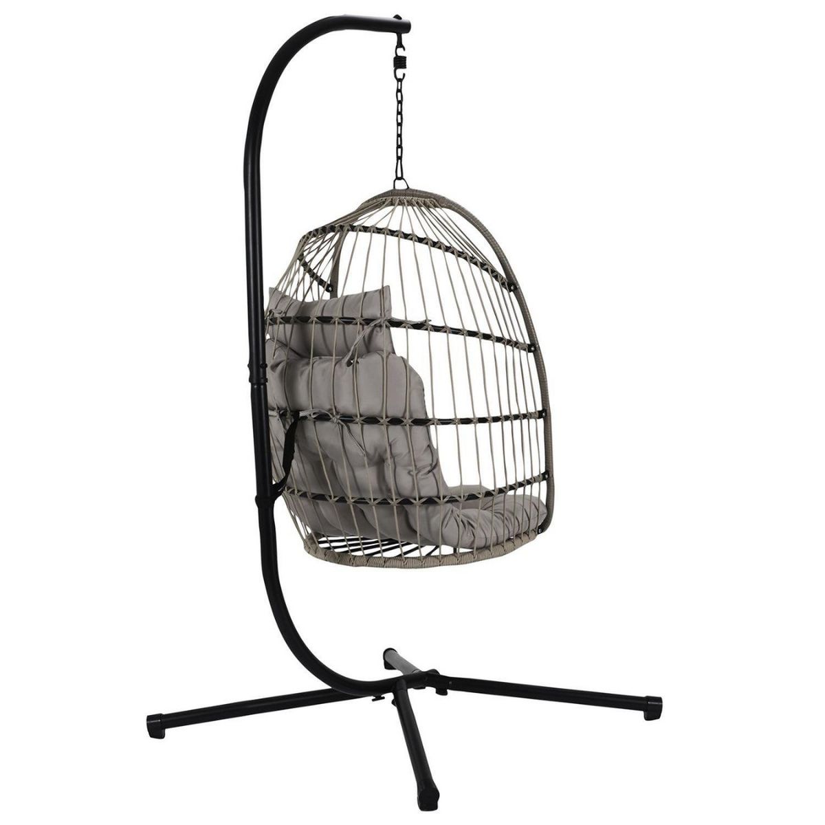 The Home Deco Factory Fauteuil suspendu HANOI - Gris