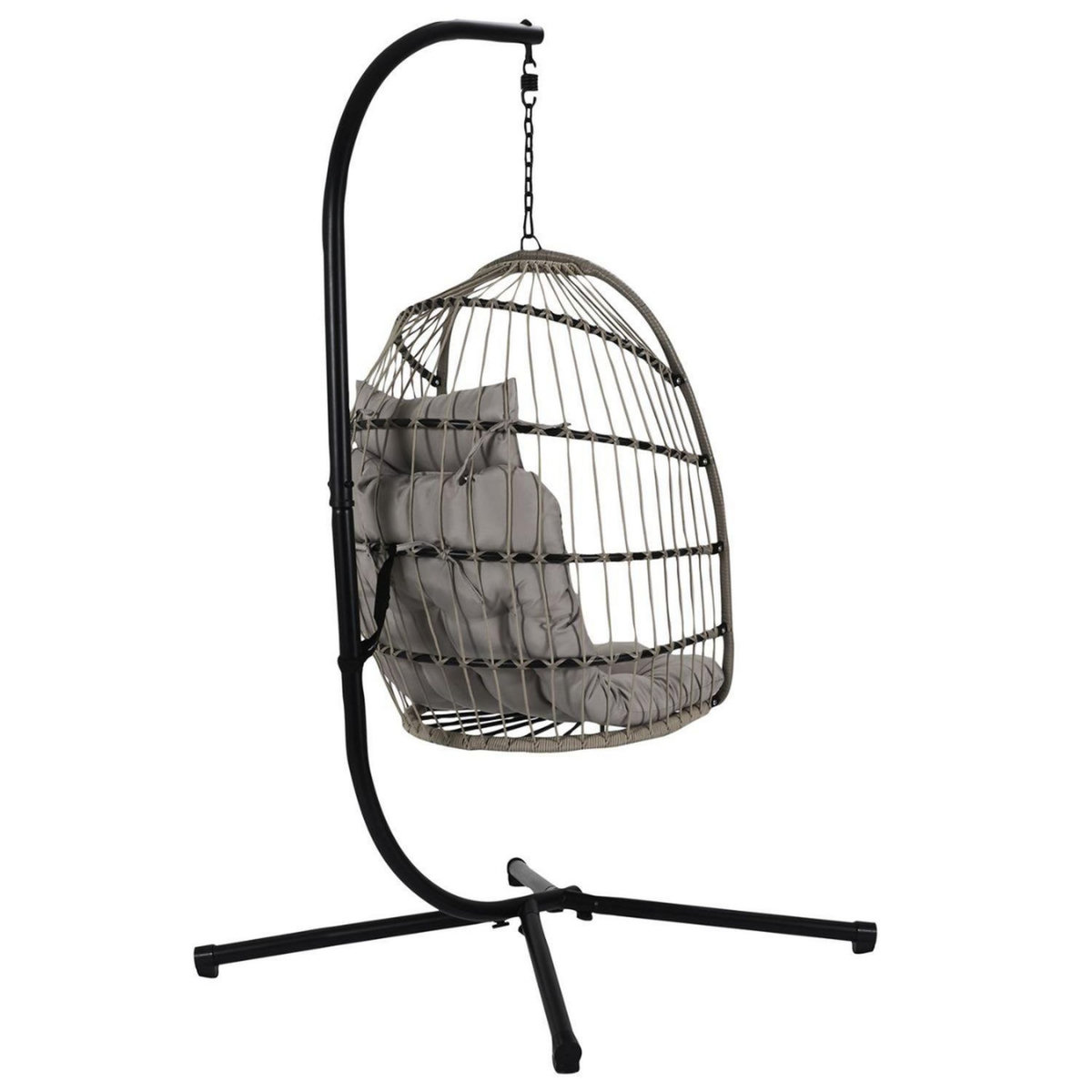 The Home Deco Factory Fauteuil suspendu HANOI - Gris