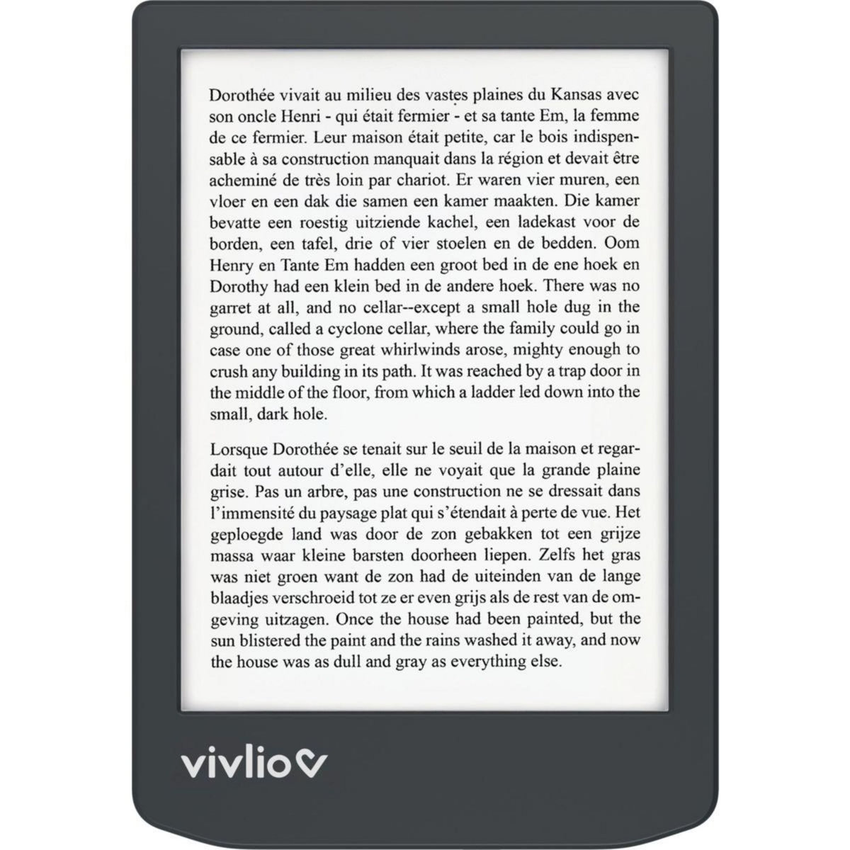 VIVLIO Liseuse eBook Coffret 2en1 Light ZEN+Housse