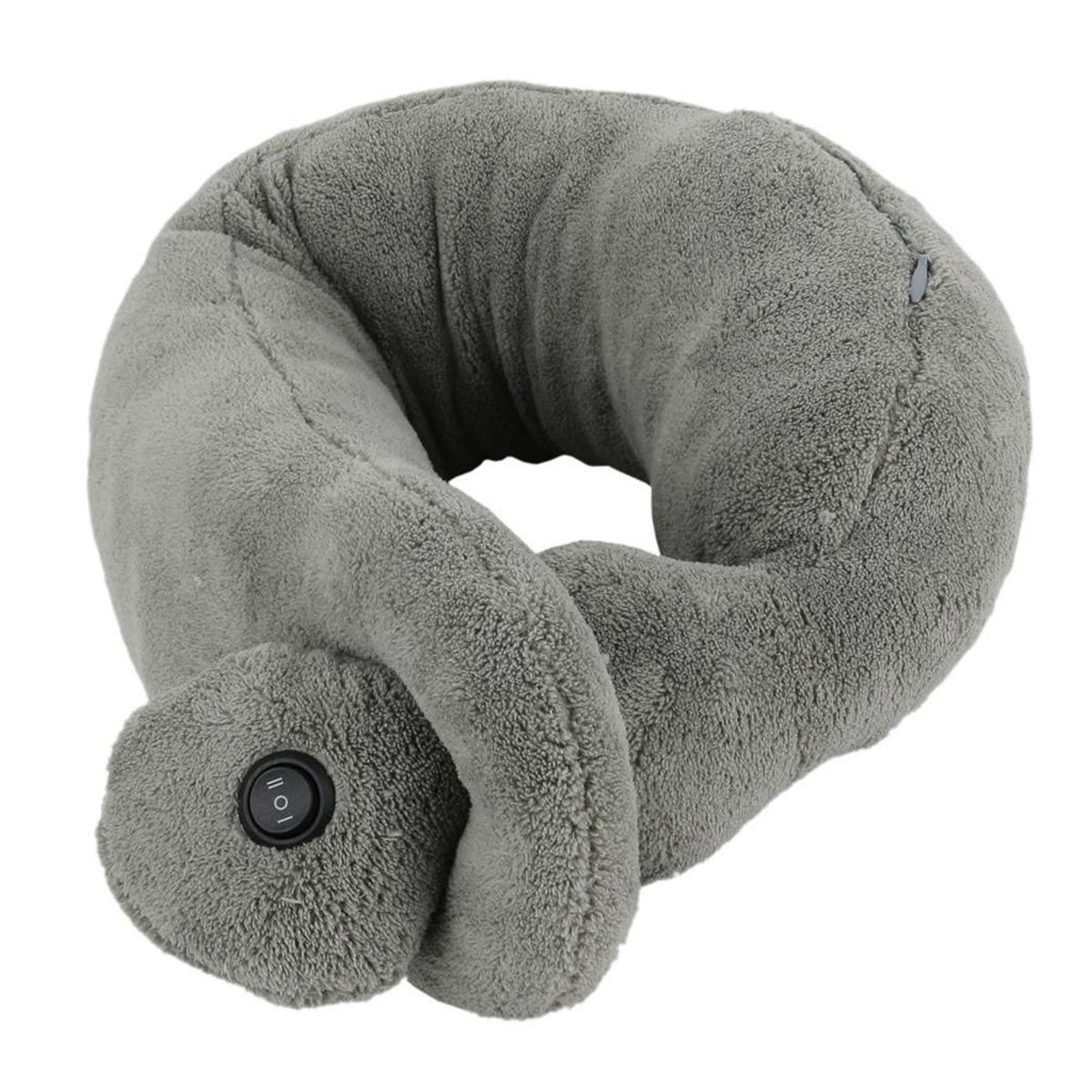 SENSLY Coussin vibrant  tour de cou  85cm gris