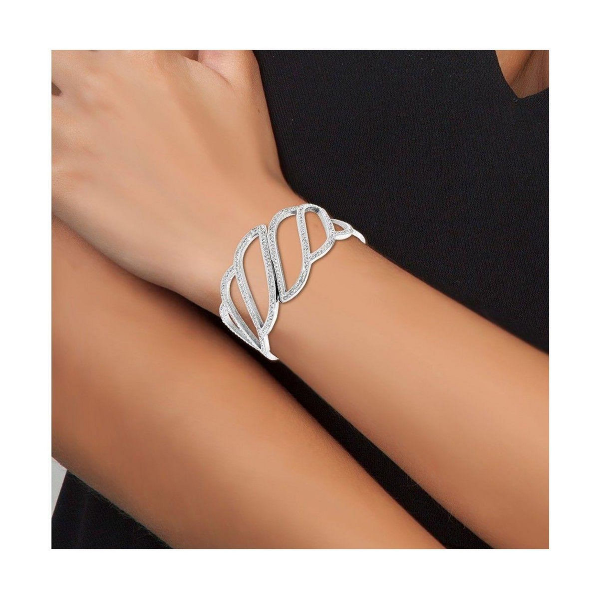 SC CRYSTAL Bracelet en acier inoxydable par SC Crystal