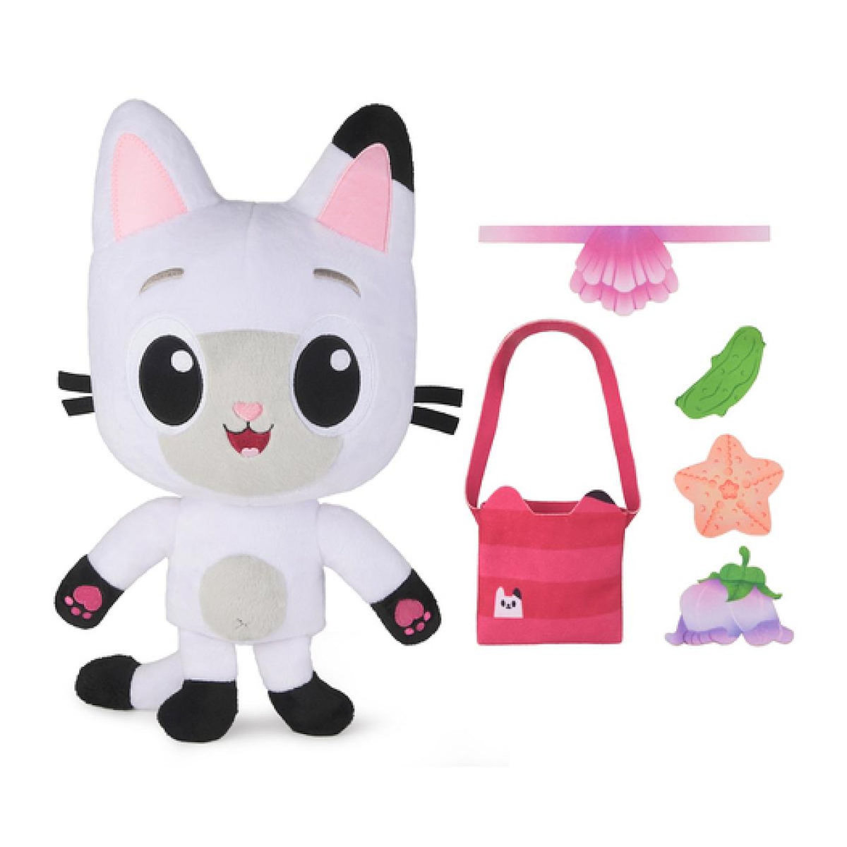 SpinMaster Peluche a Fonction Pandy Pattes - Peluche Chat Gabby DollHouse