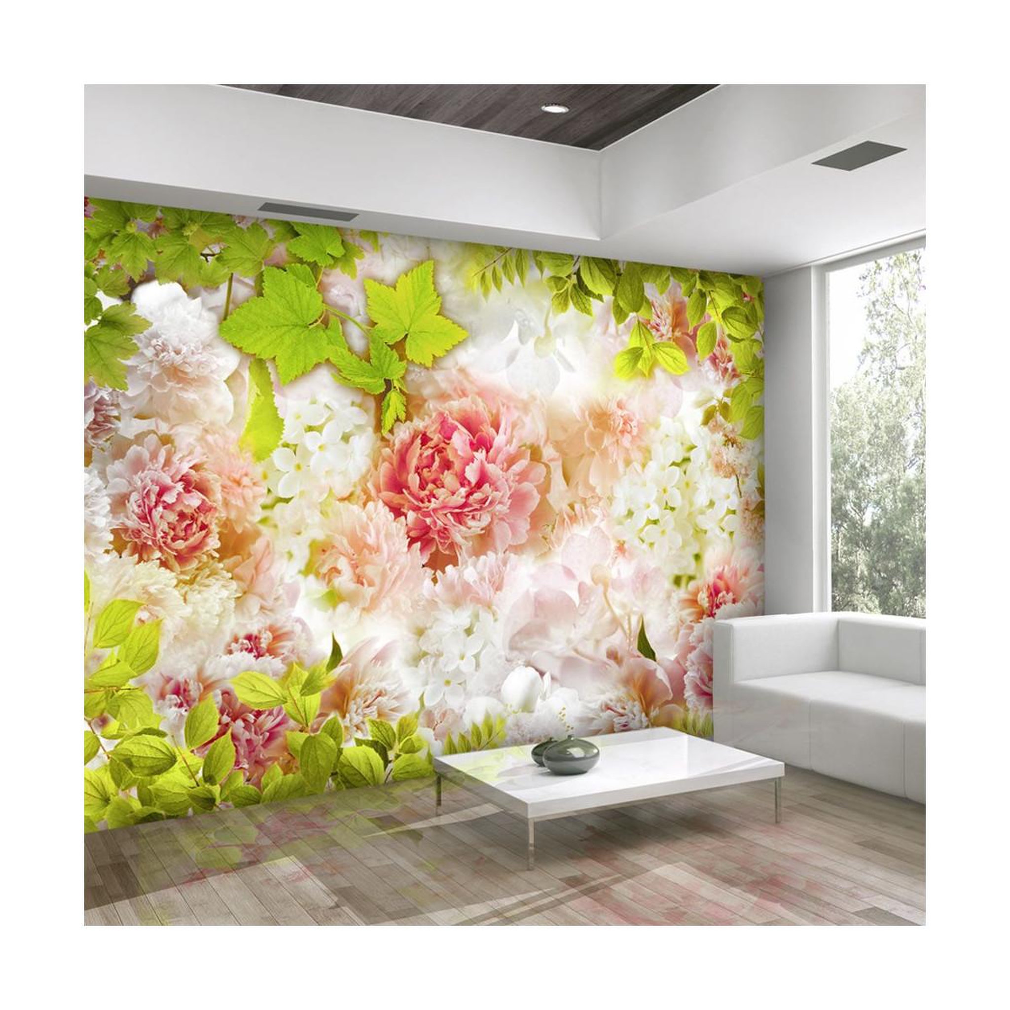 Voir la diapositive 1 : Paris Prix Papier Peint  Bright Peonies
