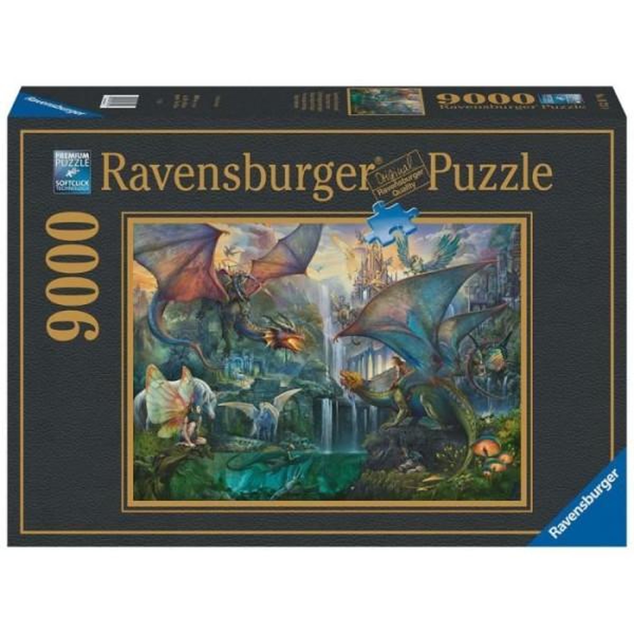 Voir la diapositive 2 : RAVENSBURGER Puzzle 9000 pieces la foret magique des dragons, fantastique, adulte, 16721, ravensburger