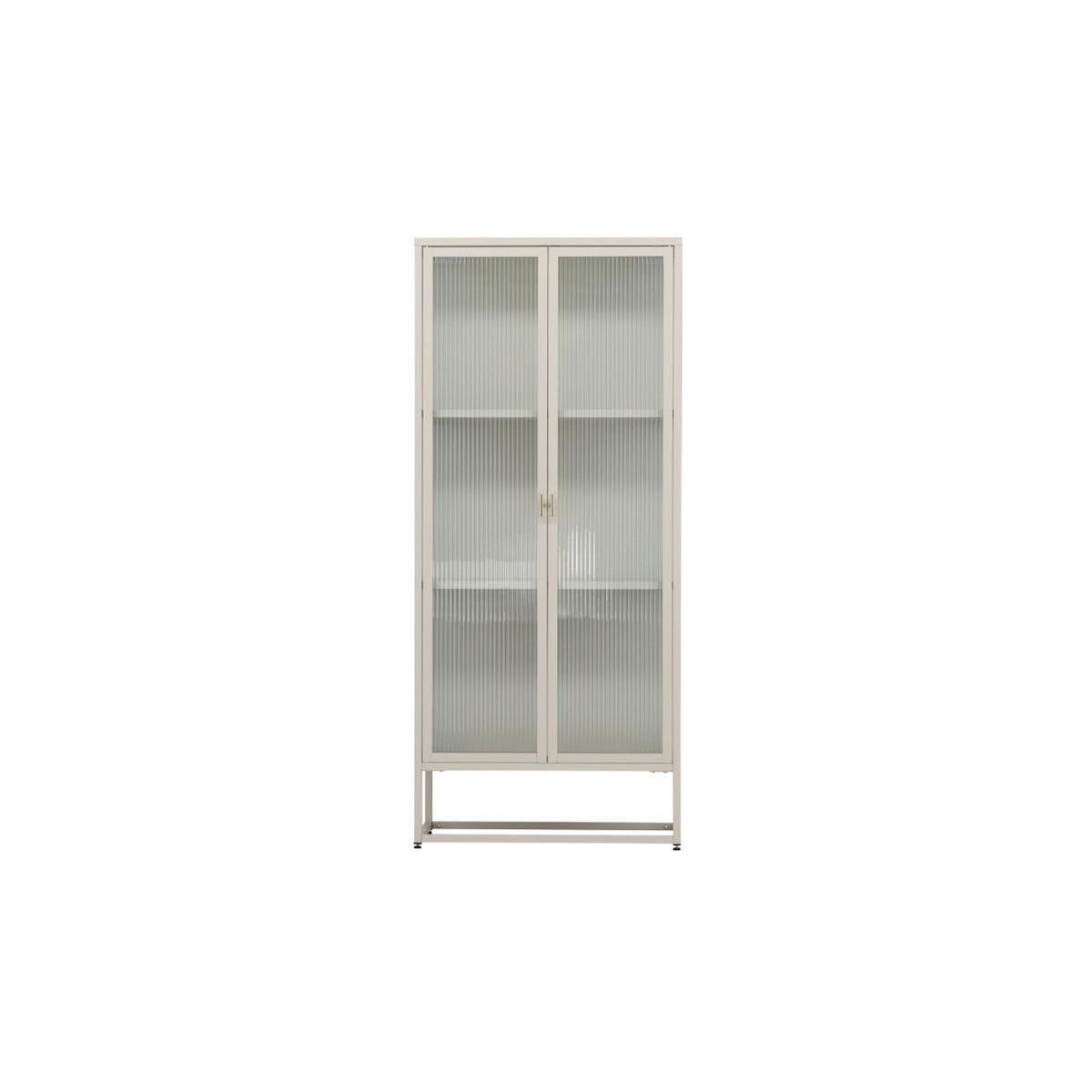 Paris Prix Vitrine 2 Portes Design  Garis  160cm Beige