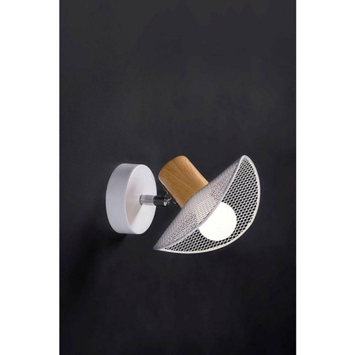 OSTARIA Applique spot orientable métal Hyde blanc