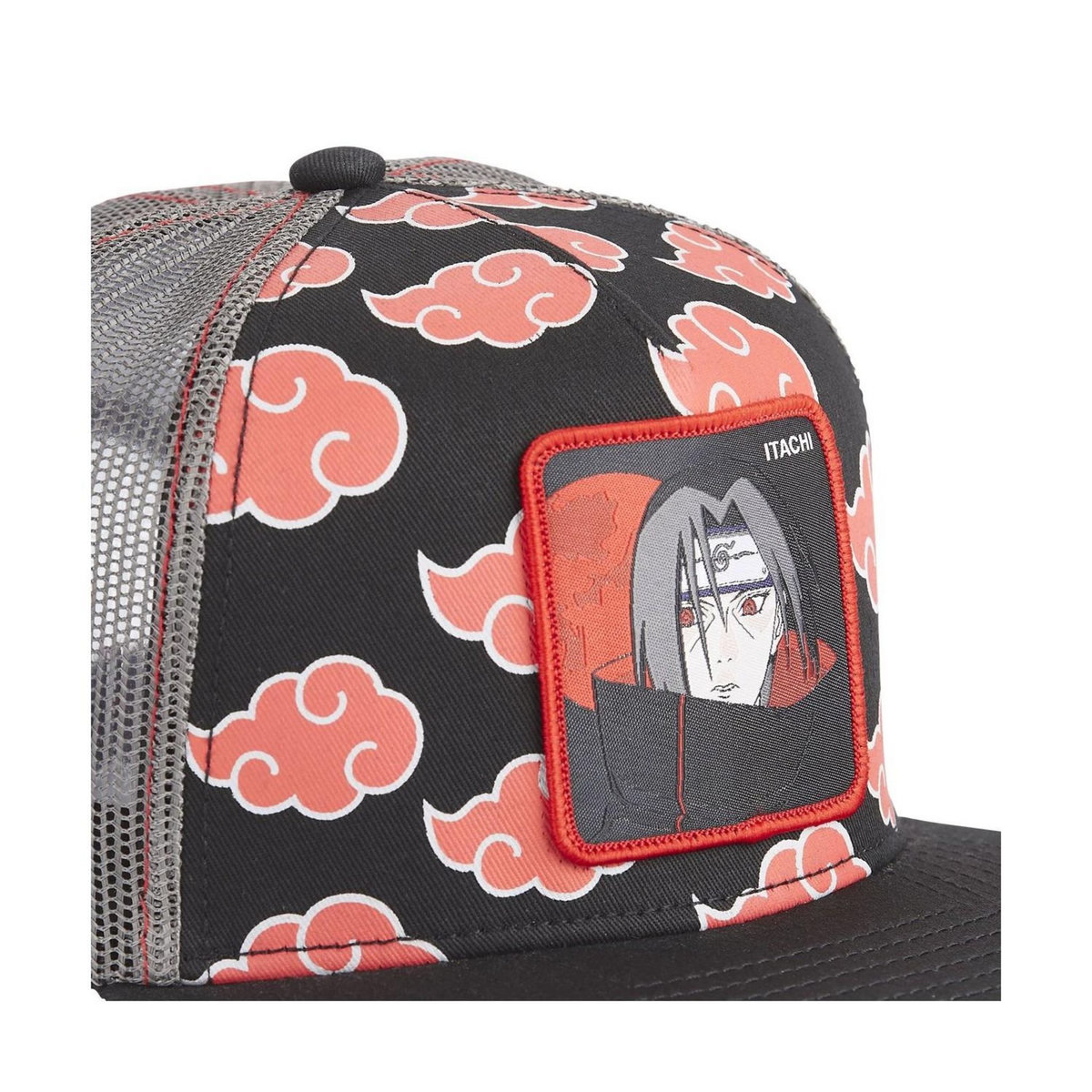 CAPSLAB Casquette snapback  visière plate avec filet Naruto Classic Itachi