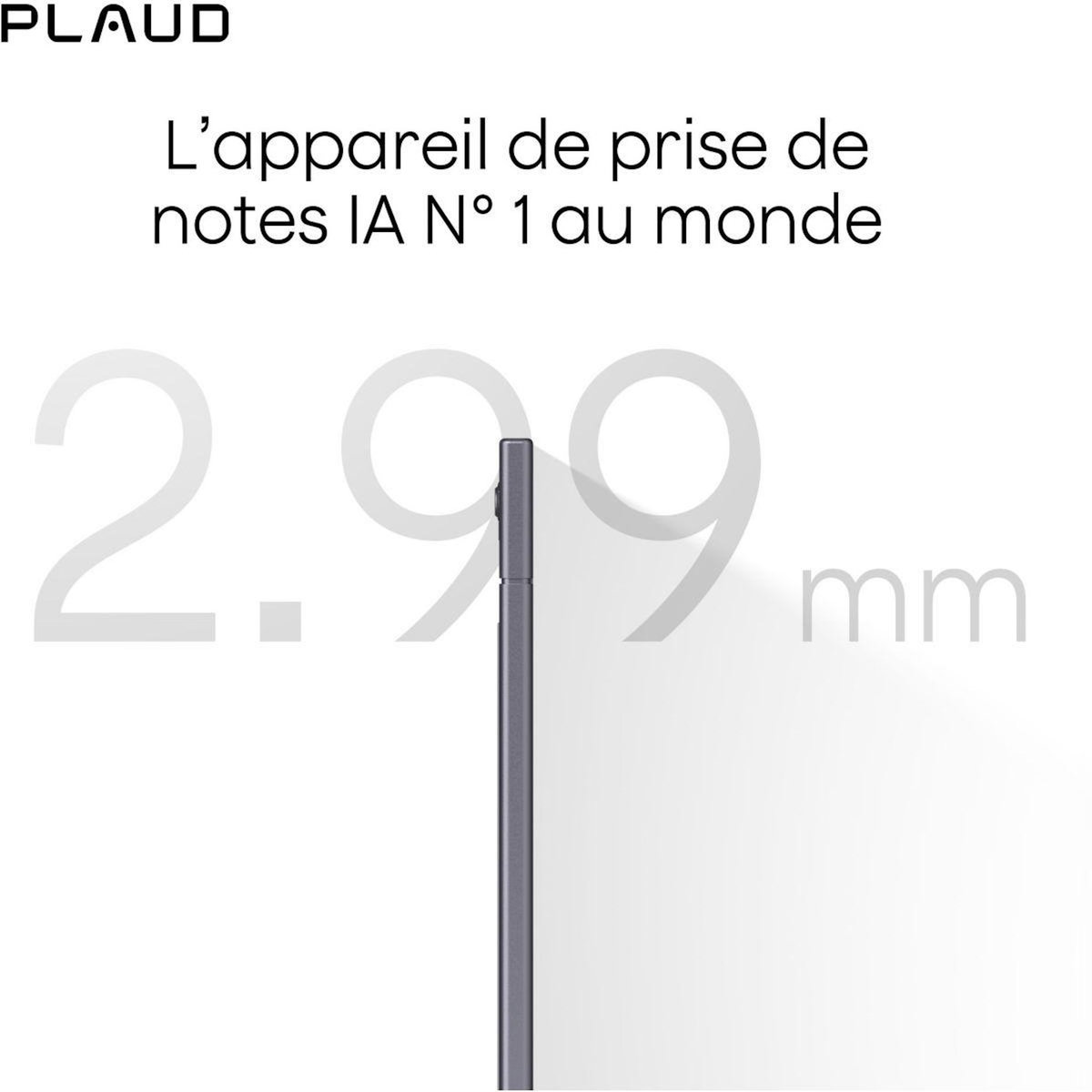 PLAUD Dictaphone Note Argent
