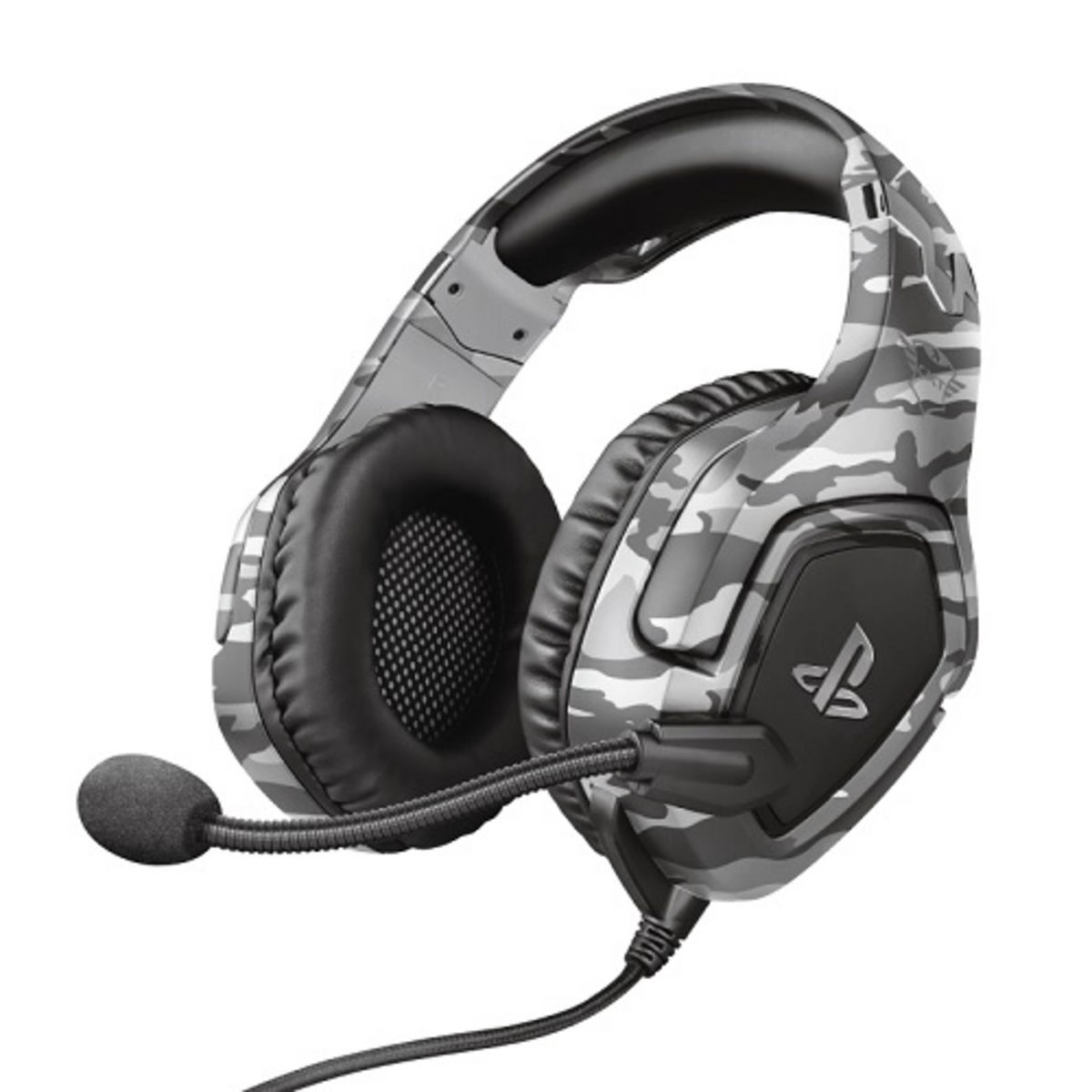 TRUST Casque - Micro Forze Grey Officiel Compatible PS5 / PS4 / Switch / Xbox