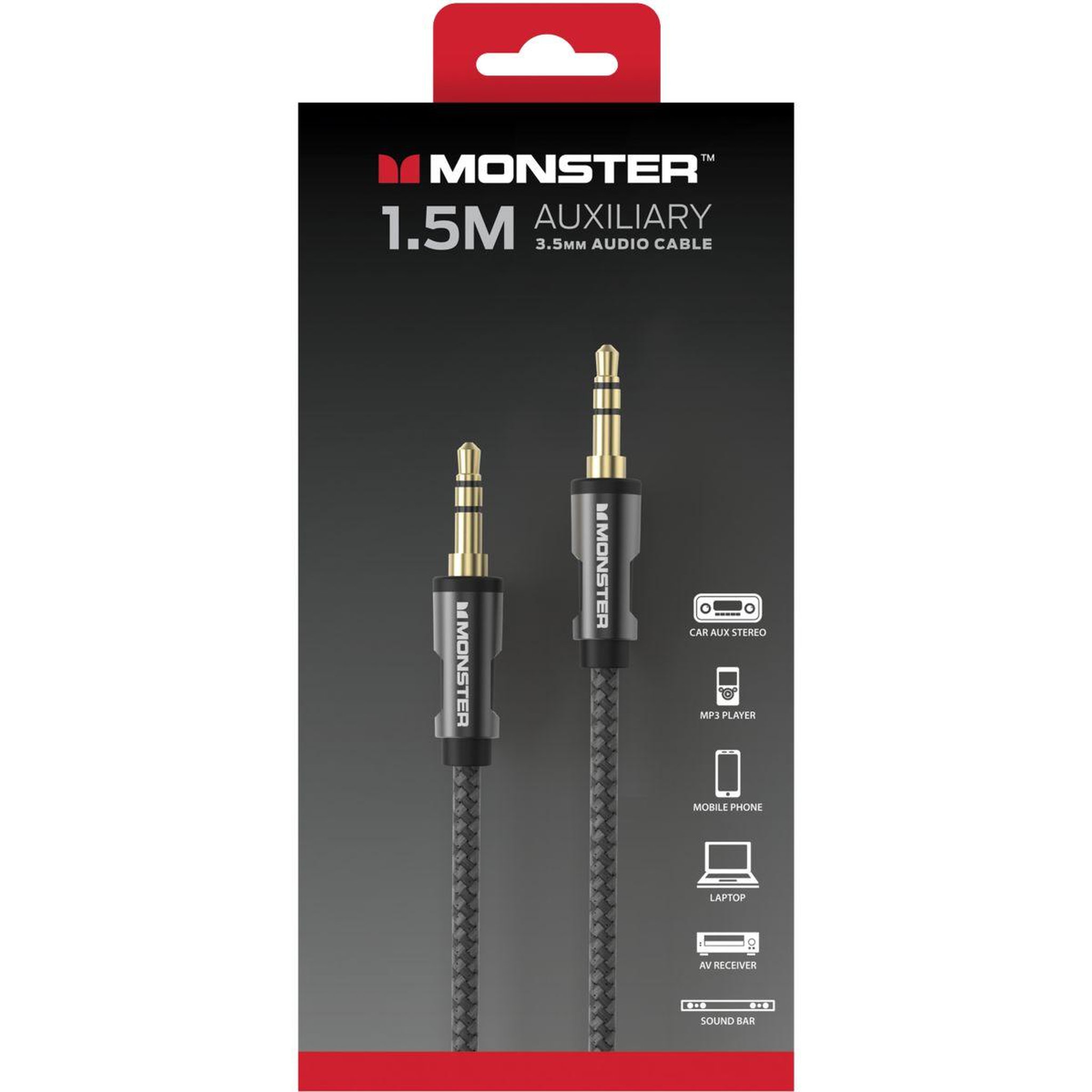 Monster Cable Câble Jack 3.5MM male vers male 1.5M