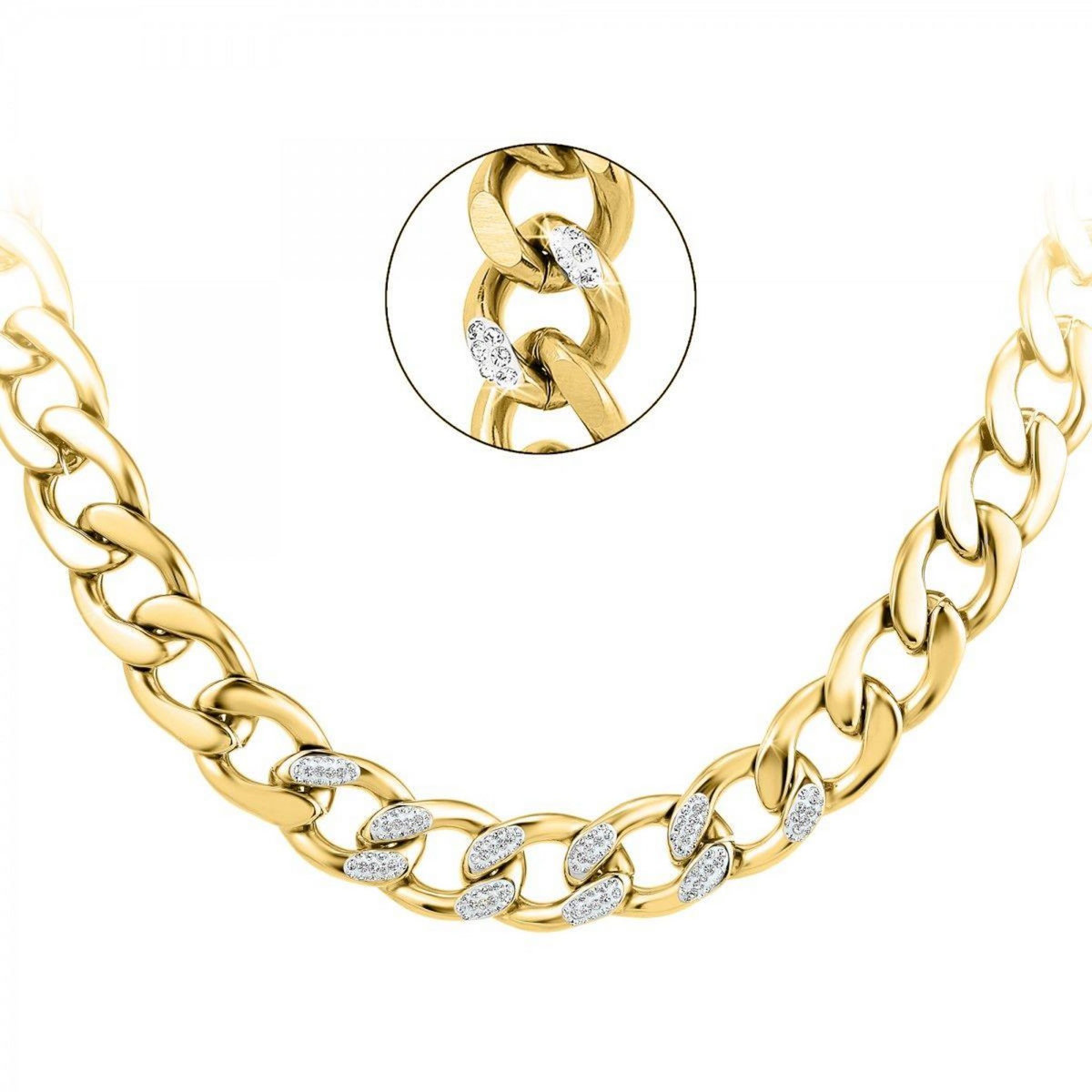 SC BOHEME Collier SC Bohème orné de Cristaux scintillants