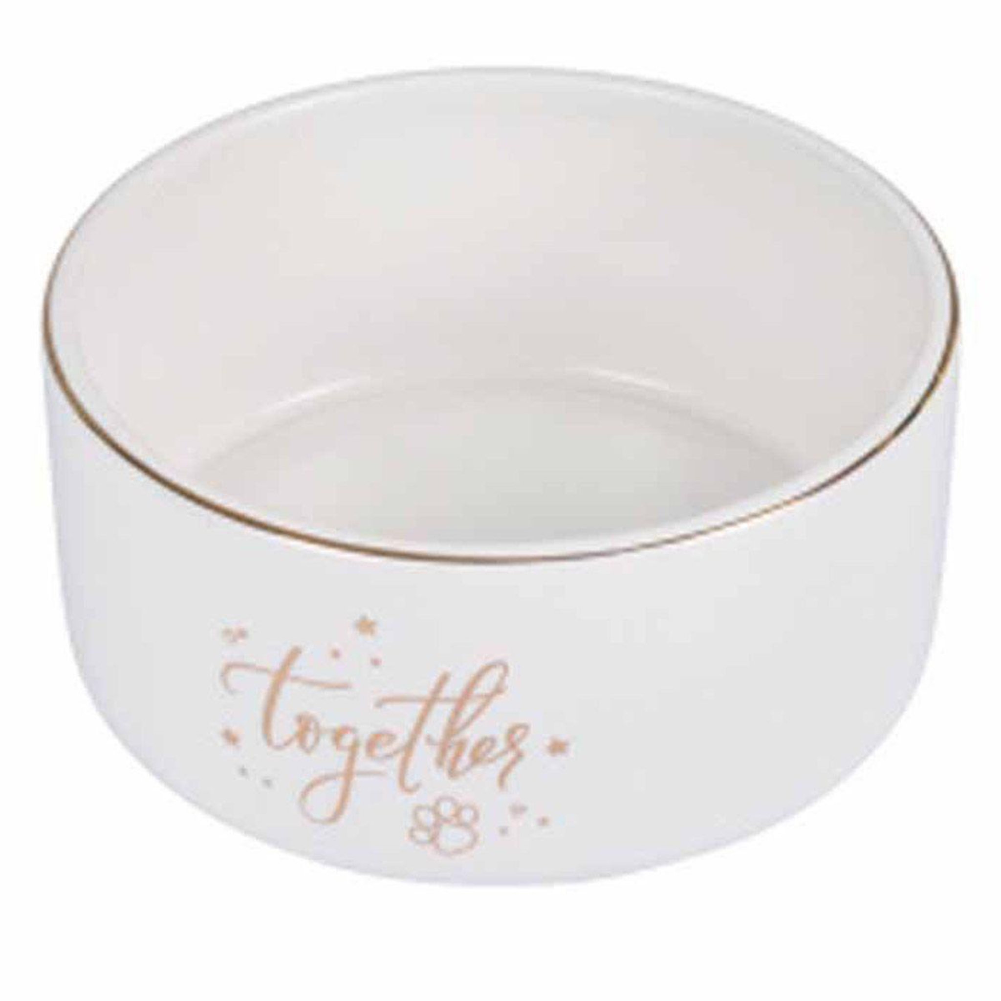 HOMEA Gamelle pour chien & chat  together  13cm blanc
