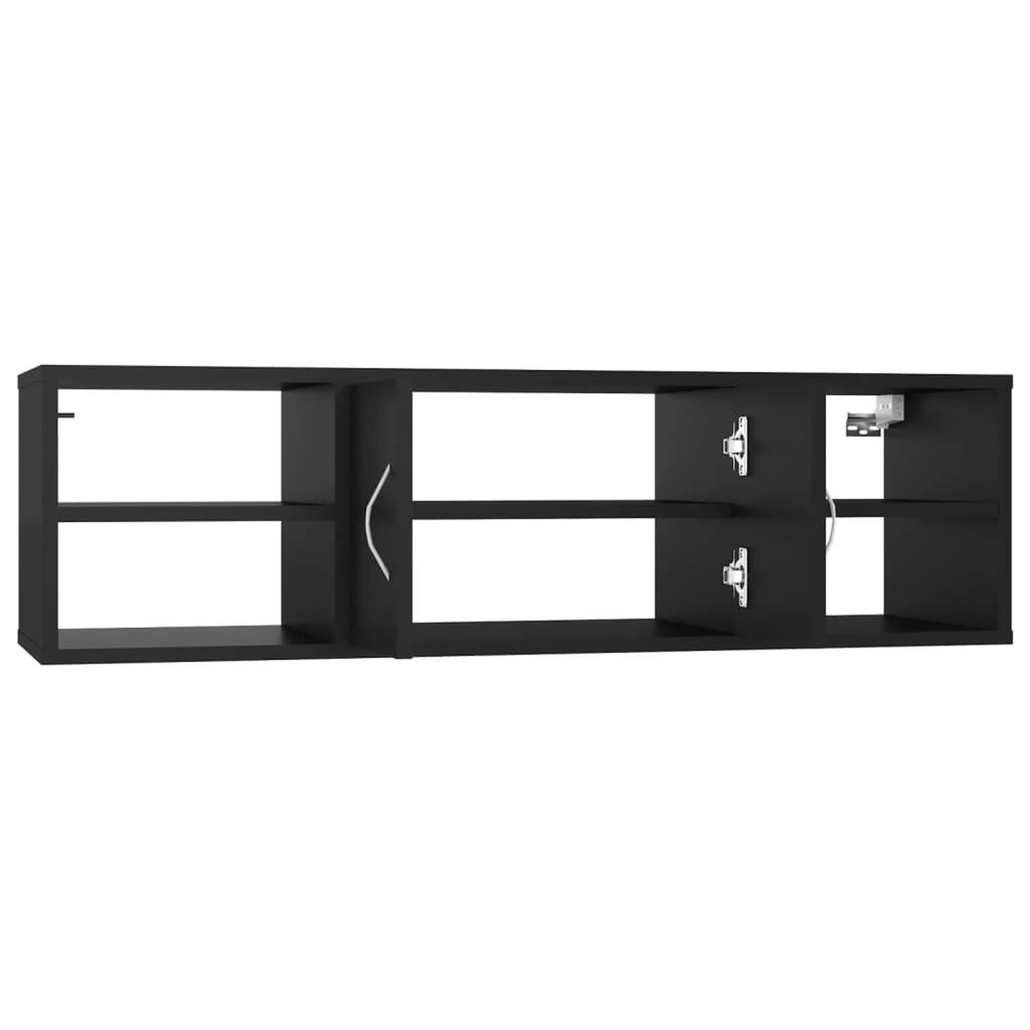 Voir la diapositive 5 : VIDAXL Etagere murale Noir 102x30x29 cm Bois d'ingenierie