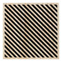 Voir la diapositive 1 : ATMOSPHERA Panneau Mural Déco à Rayures  Eileen  58x58cm Naturel