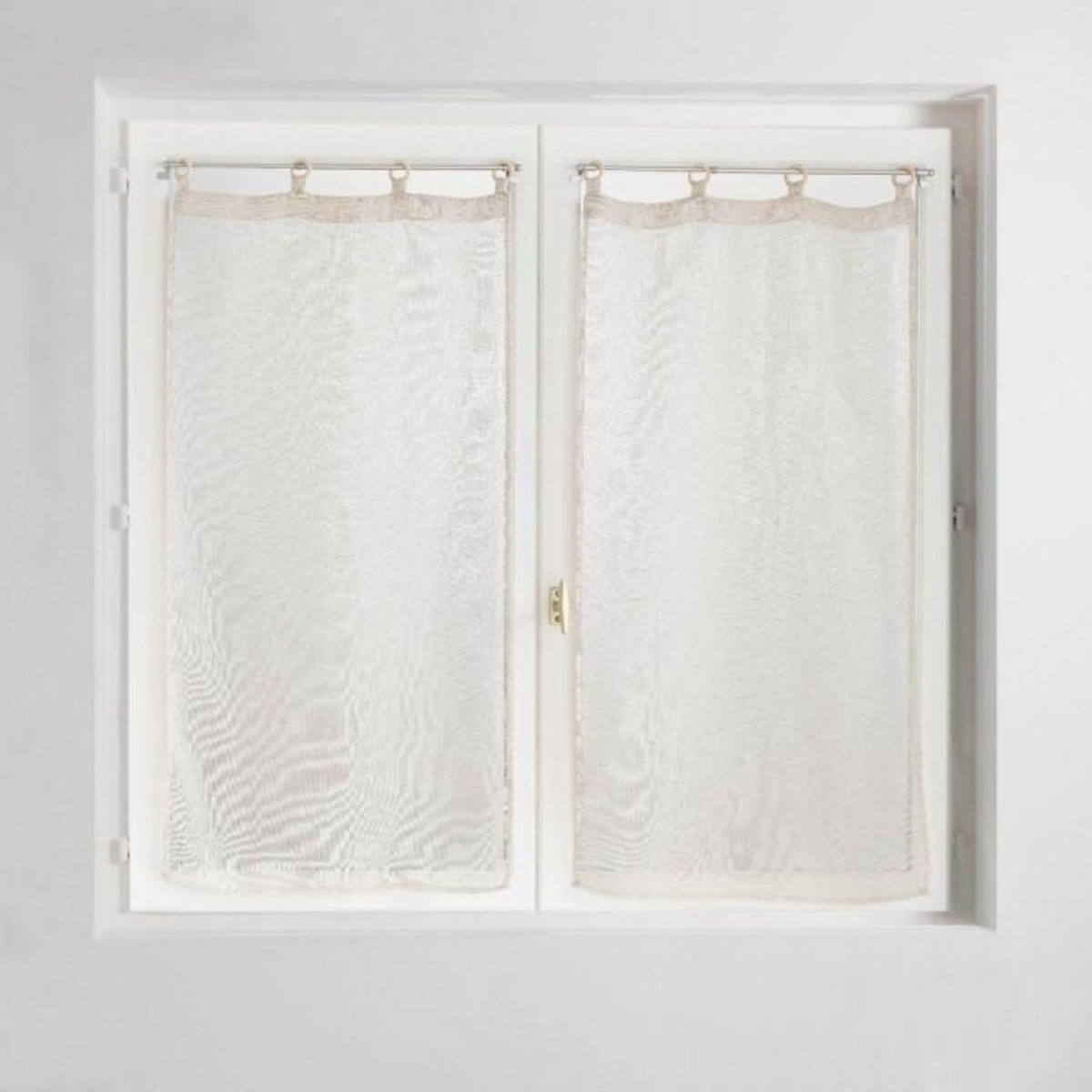 Paris Prix Paire de Voilages à Œillets  Minalisa  60x160cm Lin
