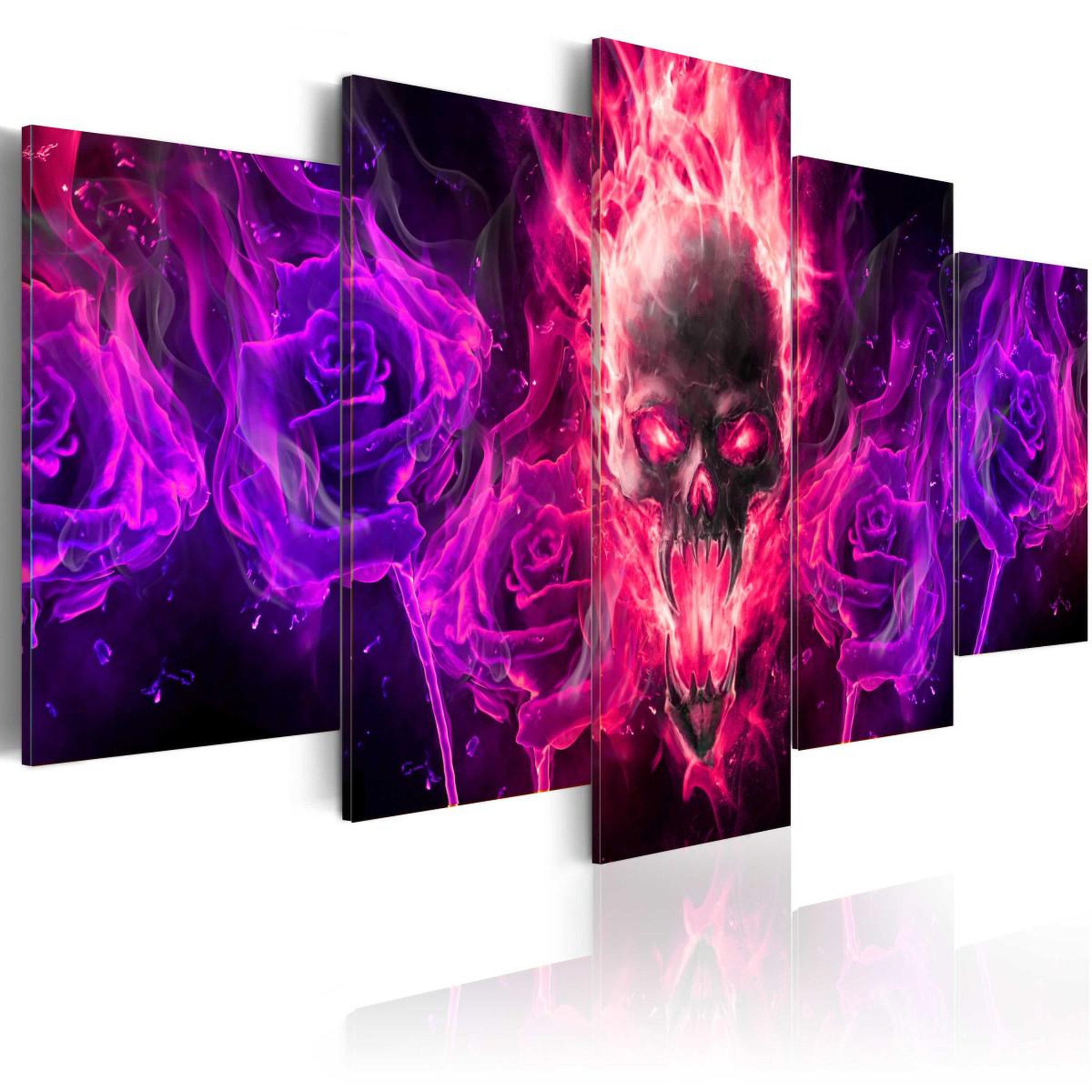 Voir la diapositive 1 : Paris Prix Tableau imprimé  berry flames