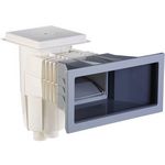 Habitat et Jardin Skimmer standard 15 L  Parker  - Grande meurtrière - Gris