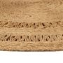 Voir la diapositive 2 : VIDAXL Tapis Jute tresse a la main 120 cm Rond