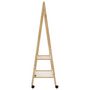 Voir la diapositive 5 : VIDAXL Porte vêtements et étagères et roulettes 96x45,5x155,5cm bambou