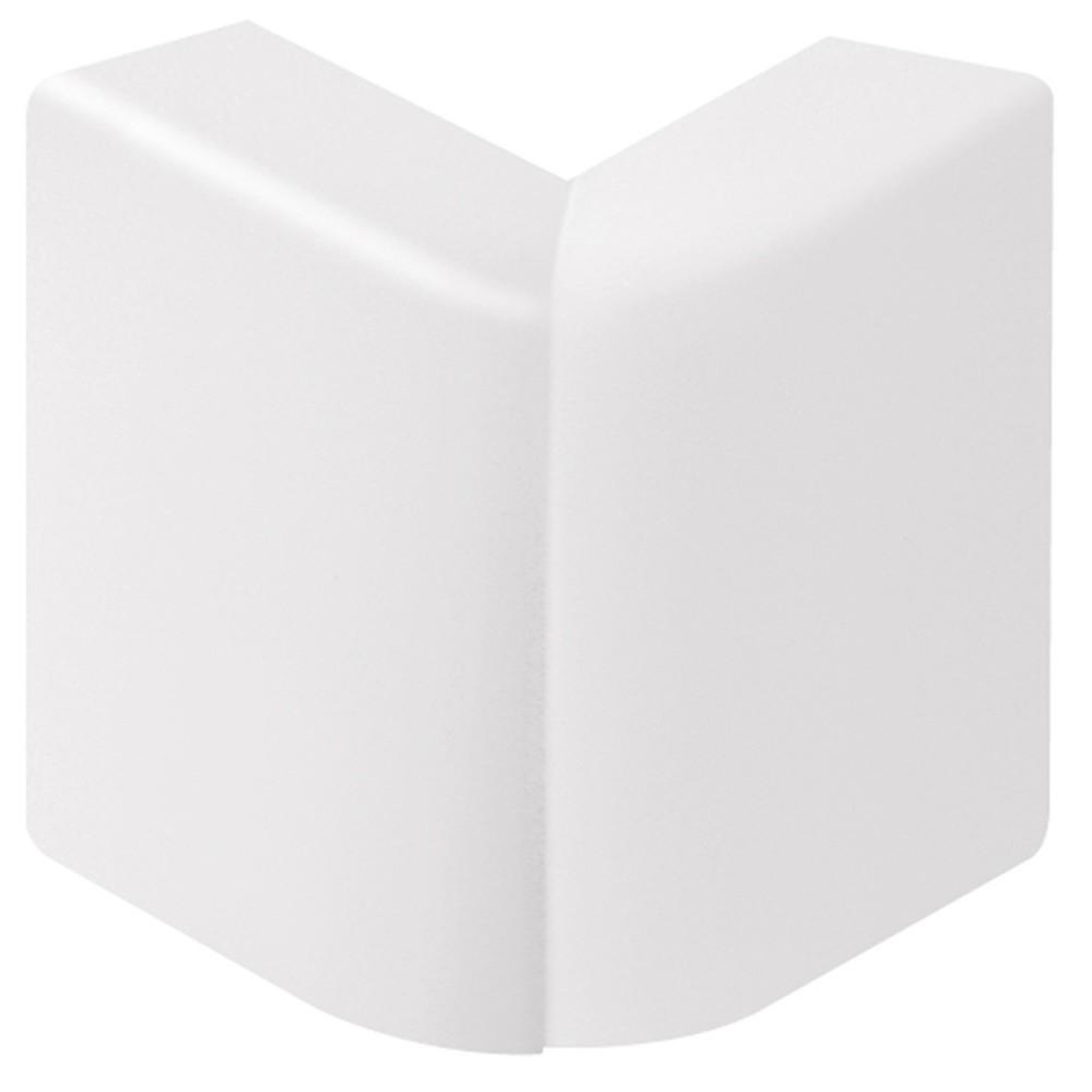 CENTRALE BRICO Angle extérieur blanc pour plinthe, H.8 x P.2 cm