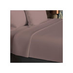 SOLEIL D'OCRE Drap plat en coton 57 fils UNI, par Soleil d'ocre. Coloris disponibles : Gris, Noir, Blanc, Bleu, Rose, Vert, Jaune, Rouge, Marron, Beige